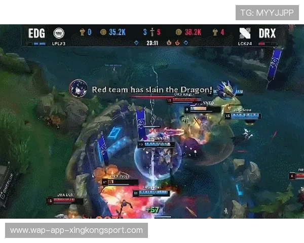 EDG小龙逼团成功，对手交完技能撤退